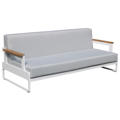 Sofa de jardin trois places 90x200xH.77 cm 2