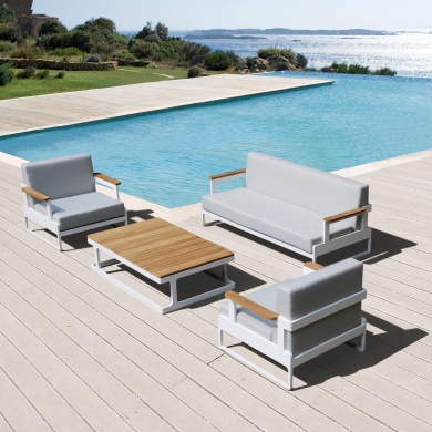 Table de jardin 140x85xH.37 cm 2