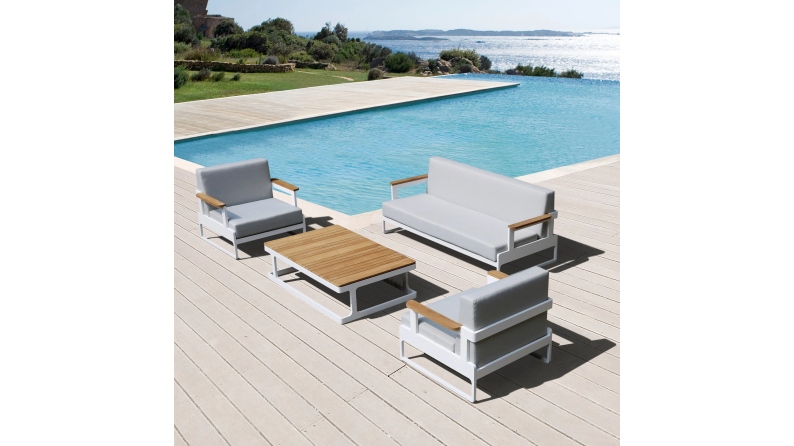 Fauteuil de jardin 90x85xH.77 cm