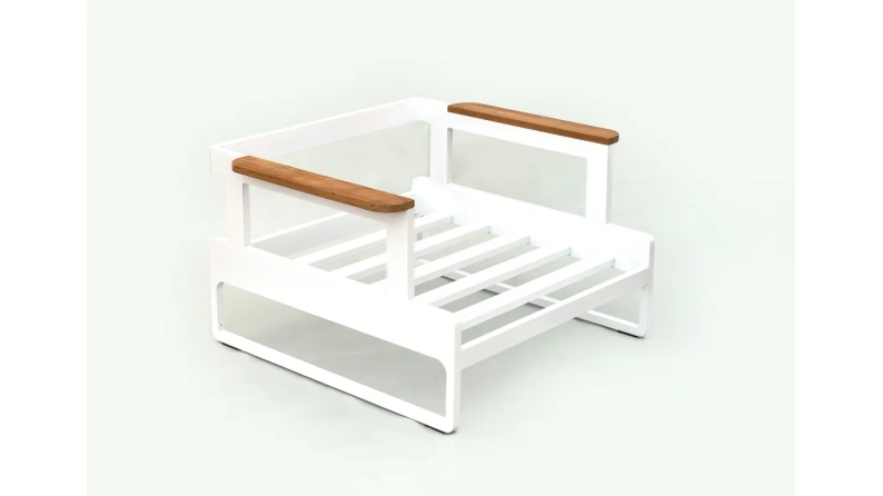 Fauteuil de jardin 90x85xH.77 cm