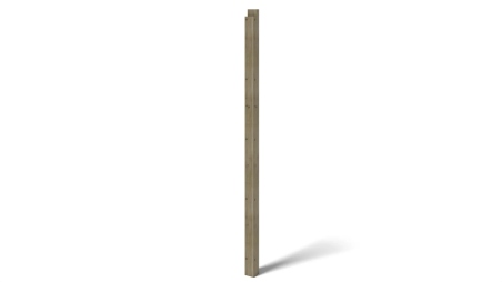 Pergola de jardin 4.04x4.04m avec panneaux - traité