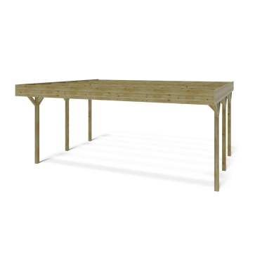 Carport, abri de voiture  6.06x5.03 m - 30.48 m2 2