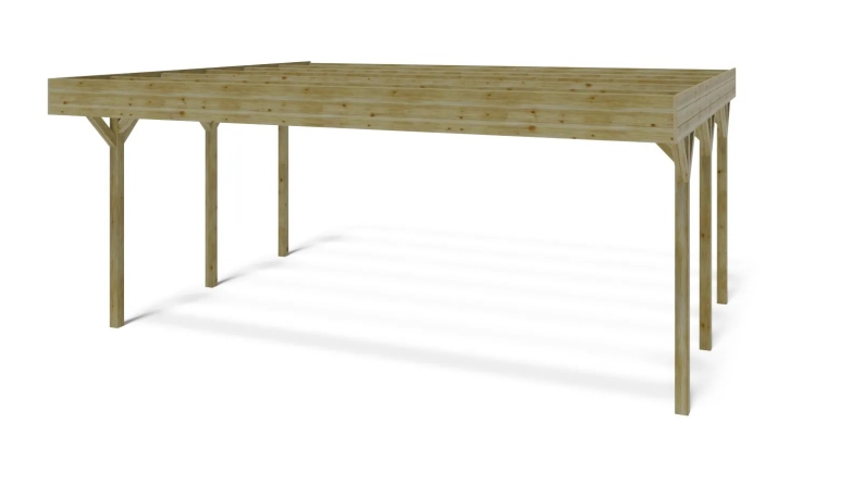 Carport, abri de voiture  6.06x5.03 m - 30.48 m2