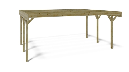 Carport, abri de voiture  6.06x5.03 m - 30.48 m2