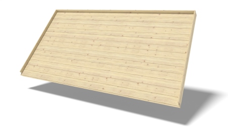 Plancher universel pour abris de jardin - 18 mm - paquet de 3 m2 - Non traité