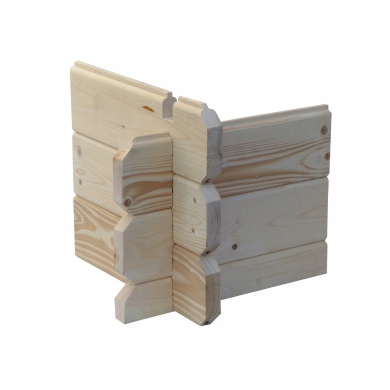 Terrasse en bois avec balustrade pour abri en bois - 8m2 - 4m x 2m - couleur: naturel 2