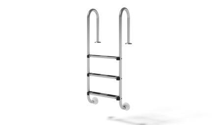 Échelle de piscine en acier inoxydable à 3 marches