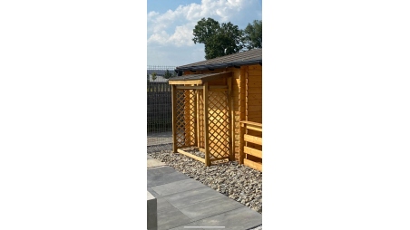 Bûcher 1.96 m3 - 1.8x0.64 m - H.1.8 m - Traité