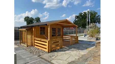 Bûcher 1.96 m3 - 1.8x0.64 m - H.1.8 m - Traité