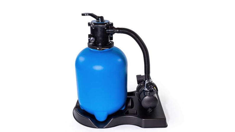 Piscine Verona 4.72 x 4.72 - H.1.2 m, bleu pâle, autoportante - sans dalle