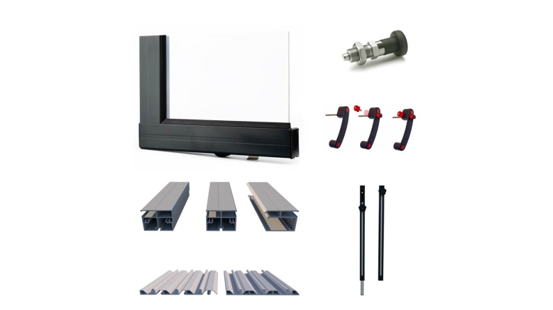 Abri de piscine Horizon - 8.58x3.92 m - polycarbonate massif 3 mm - pour piscine BAS7309