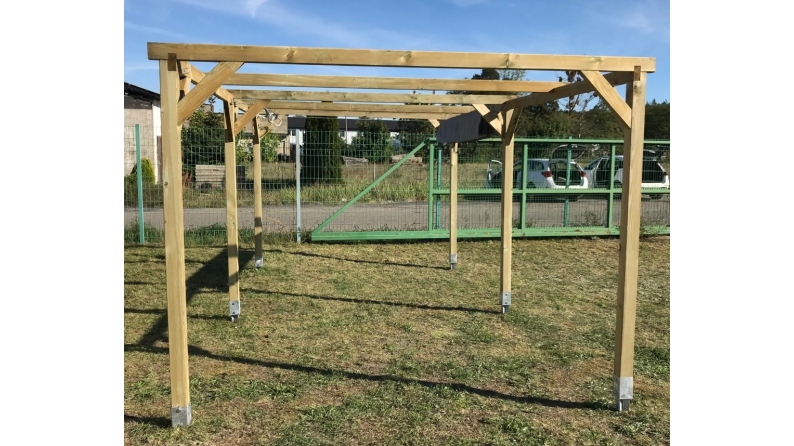 Carport, abri de voiture  3x5.1 m - 15.3 m2