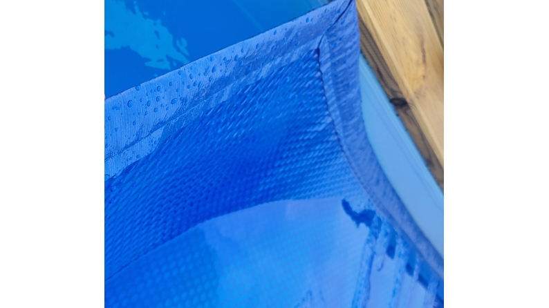 Bâche à bulles d'été 5.57 x 2.32 m pour piscine BAS7307