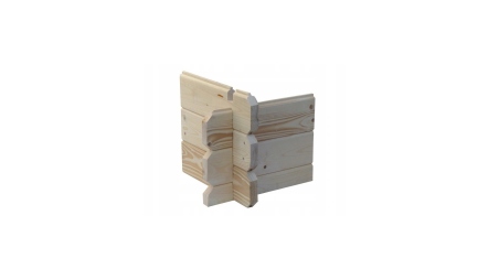 Abri de jardin en bois - 4m2 - 2x2m - Ep. 19mm - Couleur: naturel