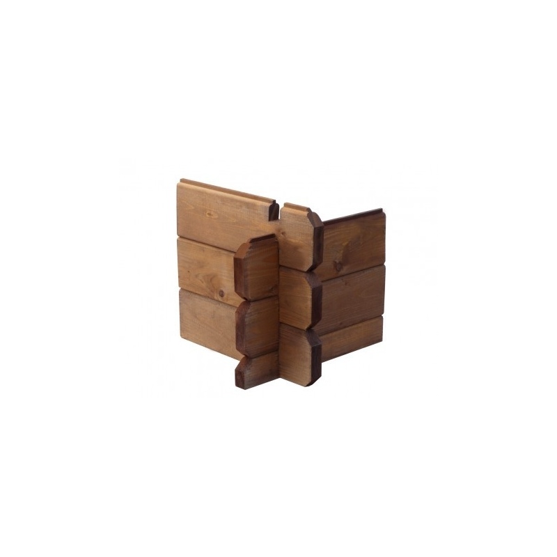 Abri de jardin en bois - 11.7m2 - 3.9x3m - Traité - Ep. 34mm - Couleur: 