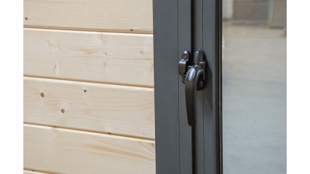 Abri de jardin en bois - 15m2 - 5x3m - Ep. 28mm - Couleur: naturel