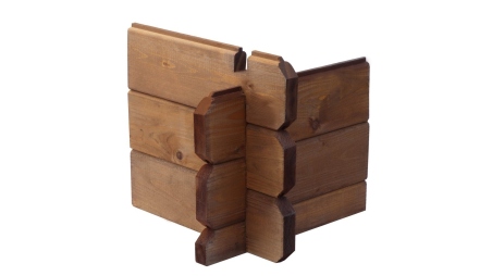 Abri de jardin en bois - 9m2 - 3x3m - Traité - Ep. 28mm - Couleur: marron