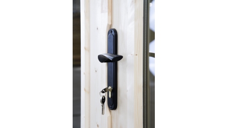 Abri de jardin en bois - 12m2 - 4x3m - Ep. 34mm - Couleur: naturel