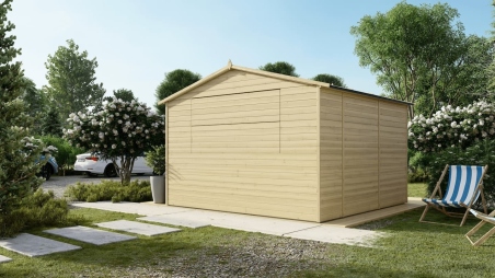 Kiosque/ stand de marché/ de vente 9.42 m2 - 3.11x3.03 m - 19 mm