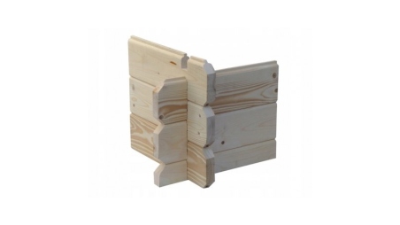Abri de jardin en bois - 8m2 - 3x3m - Ep. 28mm - Couleur: naturel