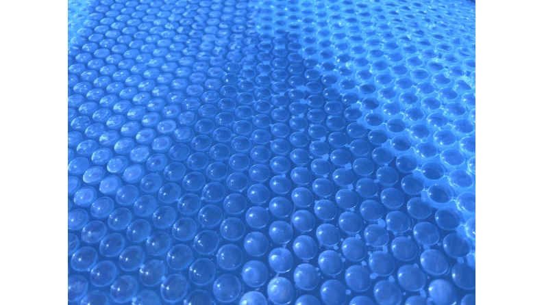 Bâche à bulles d'été 4.21 x 2.41 m pour piscine BAS7306