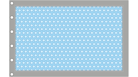 Bâche à bulles d'été 4.21 x 2.41 m pour piscine BAS7306