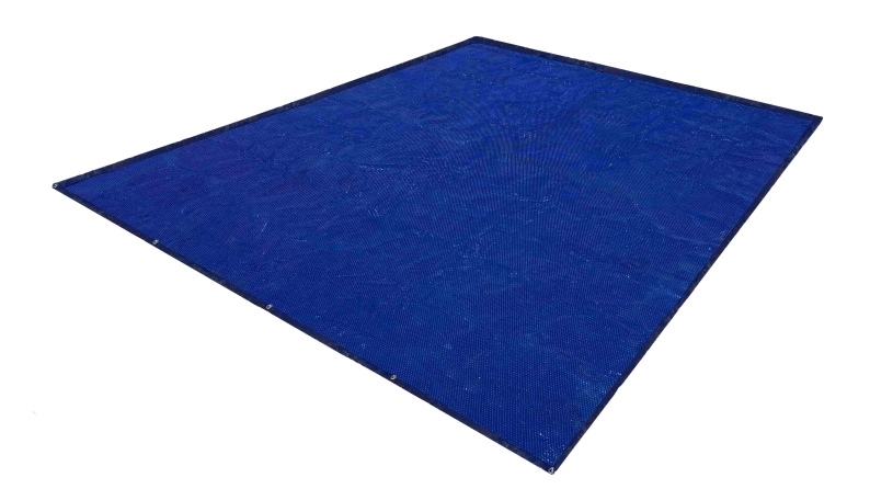 Bâche à bulles d'été 7.97 x 3.82 m pour piscine BAS7309