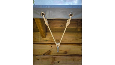 Bâche d'hiver  6.26 x 3.01 m pour piscine BAS7307