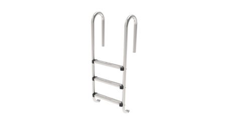 Échelle de piscine à 3 marches en acier inoxydable