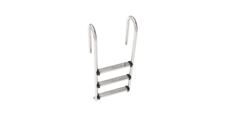 Échelle de piscine à 3 marches en acier inoxydable