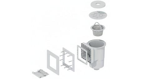 Skimmer et buse de refoulement