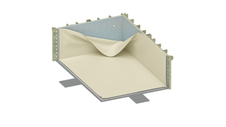 Liner 75/100 PVC, couleur Sable, pour piscine BAS7303