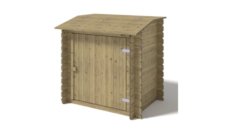Armoire de jardin en bois -1.2x0.89 m - H.1.13 m - imprégné
