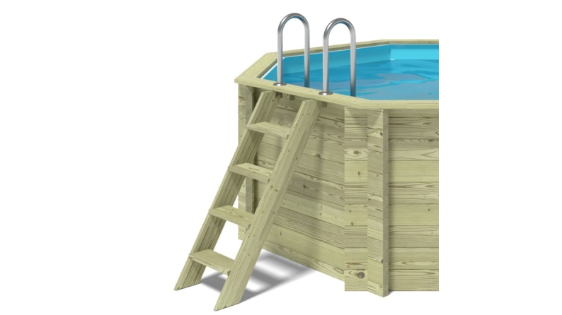Piscine CORAL 3.25 x 3.25 - H.1.18 m, bleu pâle, autoportante - sans dalle