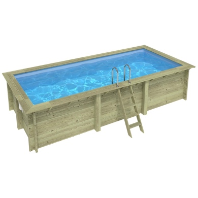Liner 0.75 mm, bleu pâle, pour piscine AQUA BAS7307 2