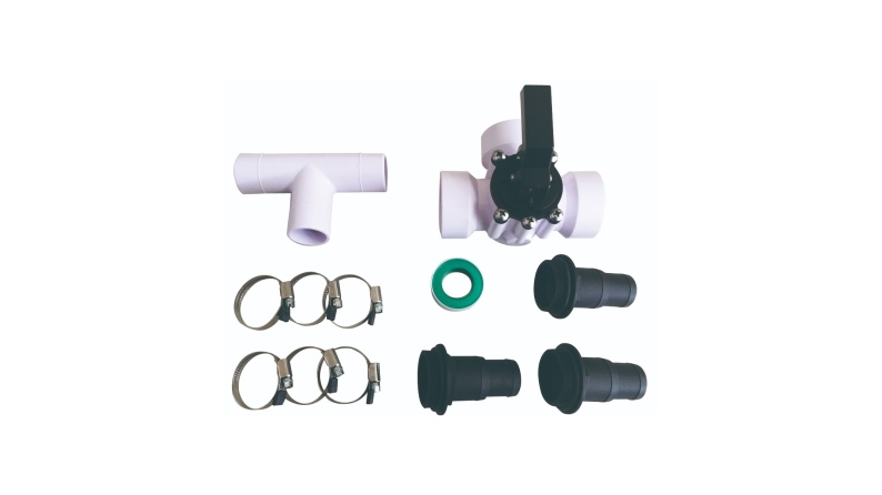 Kit : chauffage solaire, bypass, tuyau 40 m