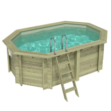 Piscine NEMO 4.3 x 3 - H.1.31 m, sable, fixations à visser