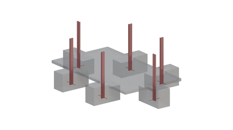 Piscine AQUA 6.1 x 2.85 - H.1.31 m, sable, fixations à sceller