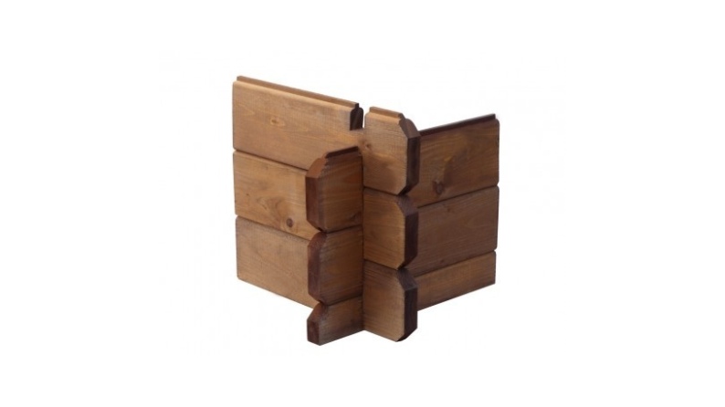 Abri de jardin en bois - 25m2 - 5x5m - Traité - Ep. 28mm - Couleur: marron