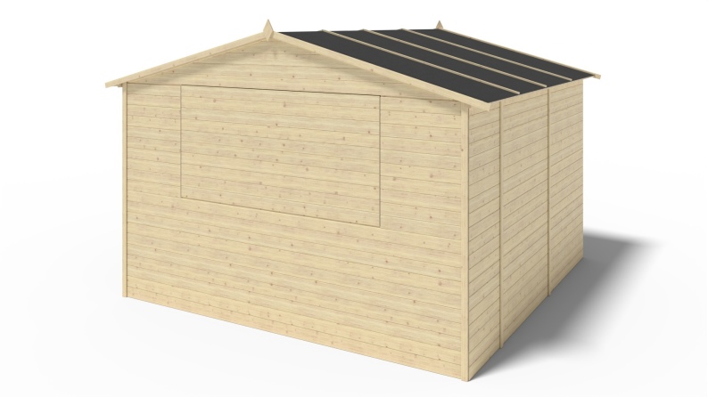 Kiosque/ stand de marché/ de vente 9.42 m2 - 3.11x3.03 m - 19 mm