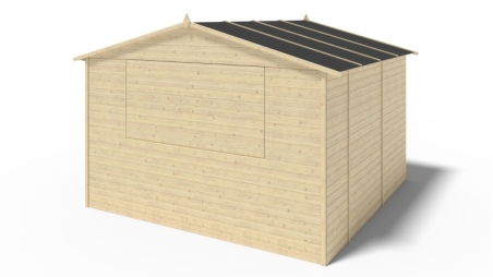 Kiosque/ stand de marché/ de vente 9.42 m2 - 3.11x3.03 m - 19 mm