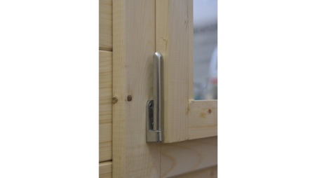 Abri de jardin en bois - 36m2 - 6x6m - Ep. 40mm - Couleur: naturel