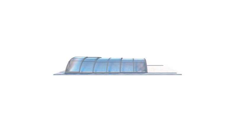 Abri de piscine Horizon - 4.64x2.52 m - polycarbonate alvéolaire 8 mm - pour piscine BAS7304