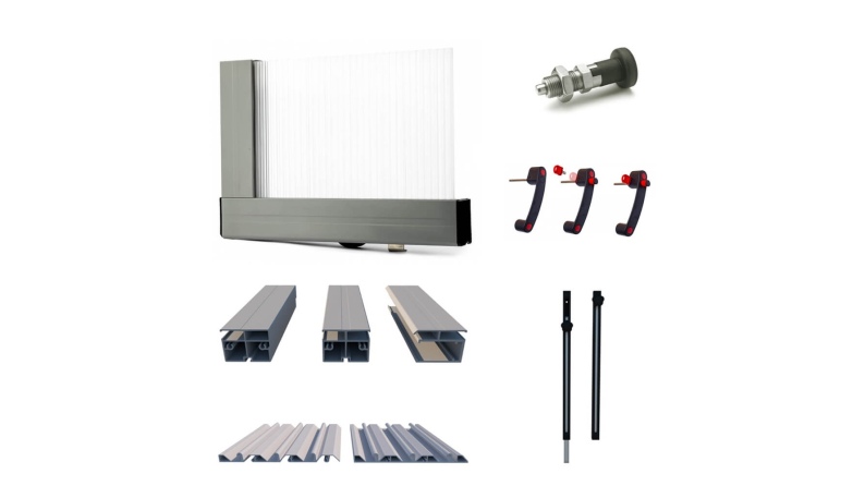 Abri de piscine Horizon - 5.95x3.08 m - polycarbonate alvéolaire 8 mm - pour piscine BAS7305