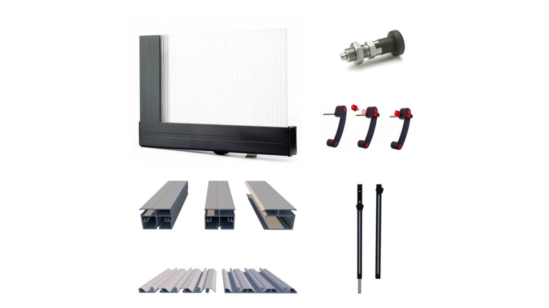 Abri de piscine Horizon - 8.58x3.92 m - polycarbonate massif 3 mm - pour piscine BAS7309