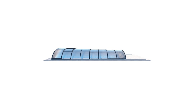 Abri de piscine Horizon - 8.58x3.92 m - polycarbonate alvéolaire 8 mm - pour piscine BAS7309