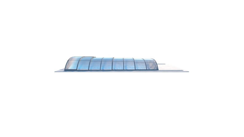 Abri de piscine Horizon - 8.58x3.92 m - polycarbonate alvéolaire 8 mm - pour piscine BAS7309