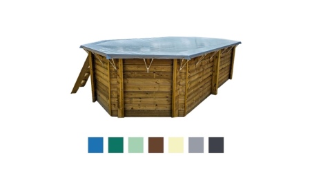 Bâche d'hiver  4.26 x 3.16 m pour piscine BAS7302. BAS7303
