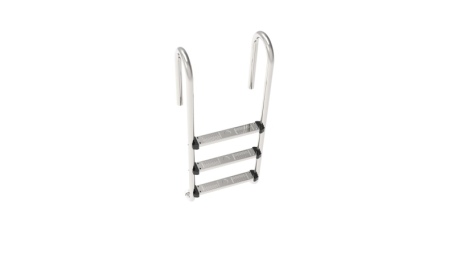 Échelle de piscine à 3 marches en acier inoxydable