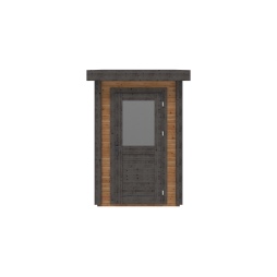 Abri de jardin en bois Mira 1.59x2.09m - 3.32m2 - Ep. 28mm - Traité